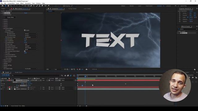 ⚡ 3D ТЕКСТ АНИМАЦИЯ В AFTER EFFECTS | ELEMENT 3D