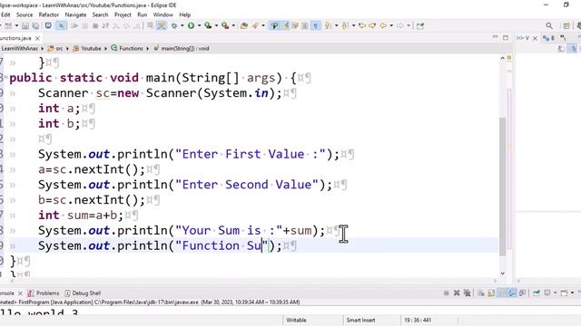 Functions in Java | LEARNWITHANAS |#programming #function #java #coding #viral #best смотреть онлайн