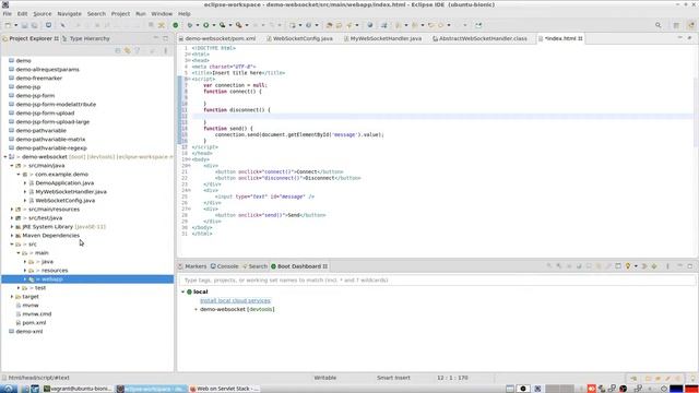 Spring Boot Websockets смотреть онлайн