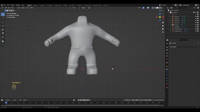 Deadpool Character - Blender 3.6 - 3D Modeling Tutorial смотреть онлайн
