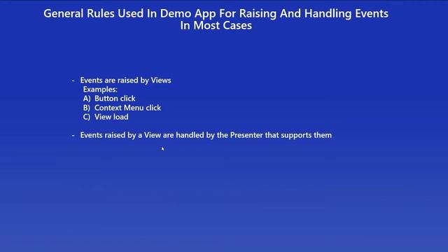 Model View Presenter (MVP) Example - #8 Views and Presenters смотреть онлайн
