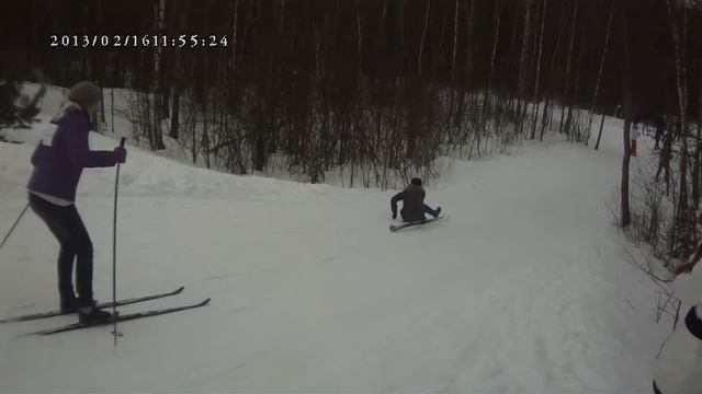 Полоцк Полоцкая лыжня 2013 Часть 3 Крутое пике смотреть онлайн