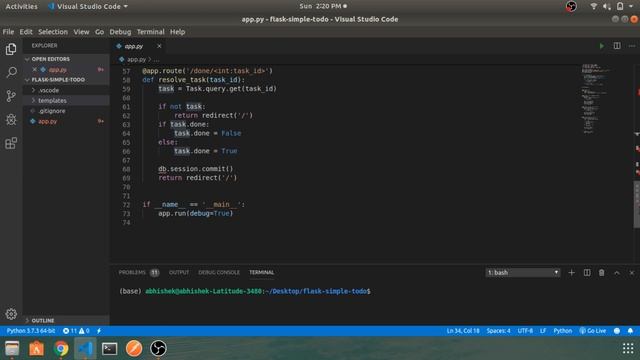 Todo List App With Flask Python and SQL Database смотреть онлайн