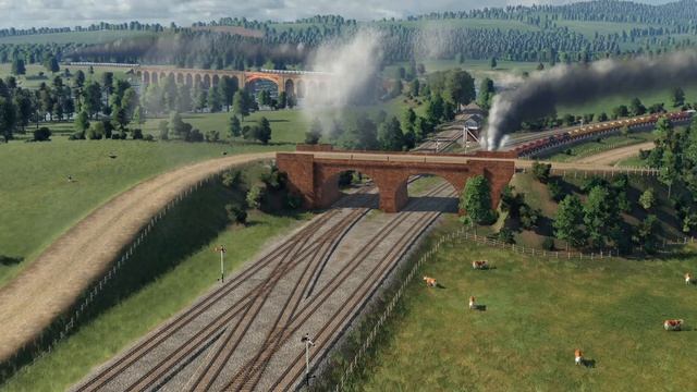 Transport Fever 2 - GWR Map 2 & GWR mods - 1 (just train watching) смотреть онлайн