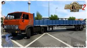 ОБЗОР МОДА КАМАЗ 5410 версия 13 07 21 для Euro Truck Simulator 2