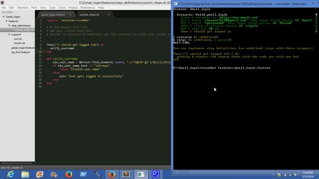 Gmail login automation using selenium-cucumber смотреть онлайн