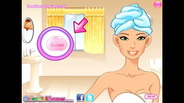 Barbie Facial Washing Game Barbie Makeover Game смотреть онлайн