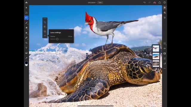 Photoshop for iPad Update with Select Subject Tool Tutorial смотреть онлайн