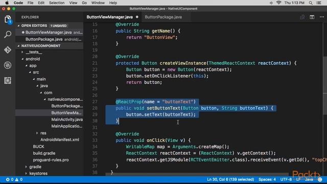 Rendering Custom Android View Components React Native Recipes Video смотреть онлайн