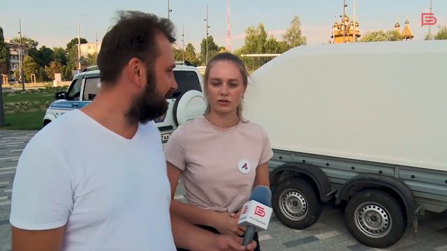 В белгородское небо поднялся аэростат с огромным триколором смотреть онлайн