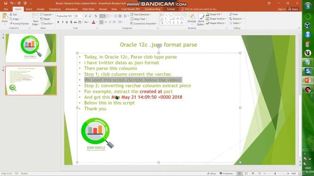 JSON in the Oracle Database смотреть онлайн