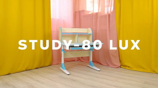 Растущая парта Anatomica Study-80 Lux – оптимальный стол для школьников