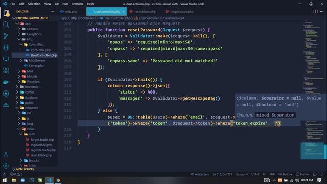 #08 Custom Authentication System Using Laravel 8, Bootstrap 5 & Ajax | Password Reset & Update in D смотреть онлайн