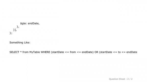 MySQL : Sequelize Query to find all records that falls in between date range
