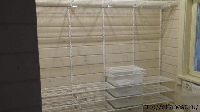 Elfa: Вариант большой прихожей в загородном доме. смотреть онлайн