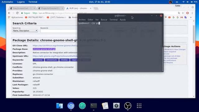 Solución compatibilidad Extensiones Gnome Chrome - Chromium | Arch смотреть онлайн