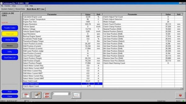 Общие принципы работы с TECHSTREAM , описание дата листа MMT , основные моменты