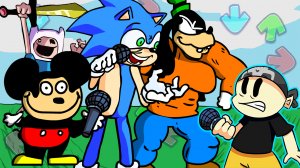 МЕМЫ, РОФЛЫ , КРИПОТА ► Friday Night Funkin' vs. Mokey lol, vs. Finn, vs. Sonic gets trolled