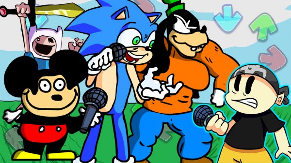 МЕМЫ, РОФЛЫ , КРИПОТА ► Friday Night Funkin' vs. Mokey lol, vs. Finn, vs. Sonic gets trolled