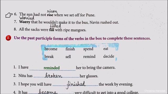 Class 7 (Grammar Land) Lesson 15 _ Participles (Exercises) смотреть онлайн