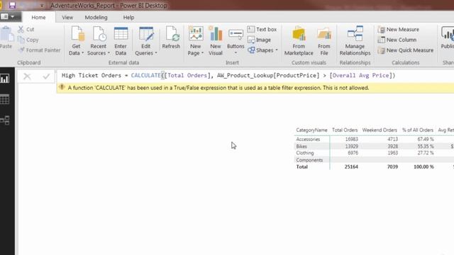 5.20 DAX Demo CALCULATE & FILTER | Analyzing Data with DAX | Learn Power BI 2022 смотреть онлайн
