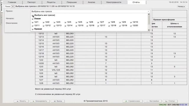 Информационно-аналитическая система PAYM. Вкладка "Отчеты" смотреть онлайн