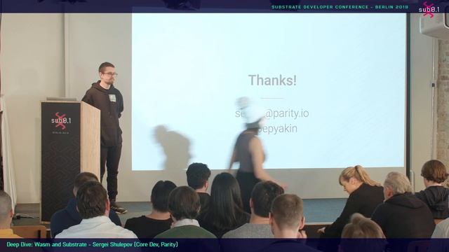 Sub0.1: Wasm and Substrate - Sergei Shulepov, Core dev @ Parity смотреть онлайн