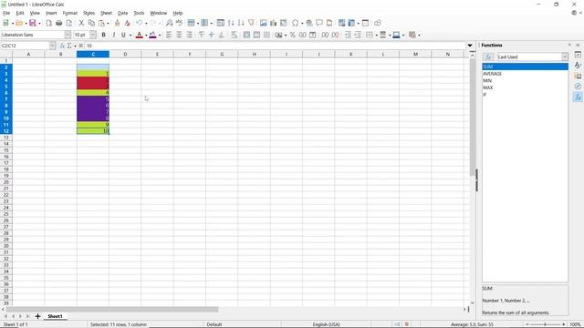 LibreOffice How To Filter By Color