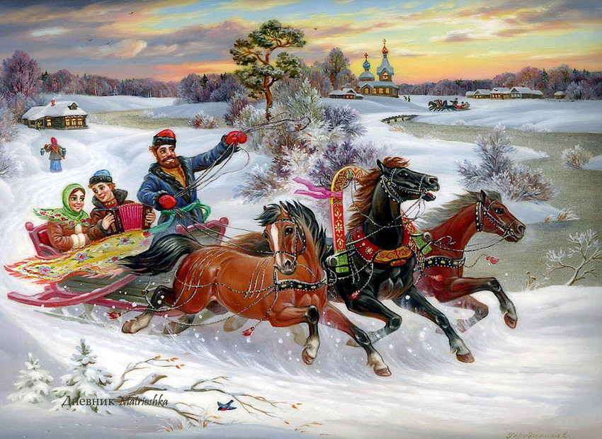Эх, вы ,сани! А кони, кони! Сергей Есенин. смотреть онлайн