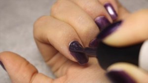 как пользоваться магнитным лаком Magnetic gel polish  cat eye effect
