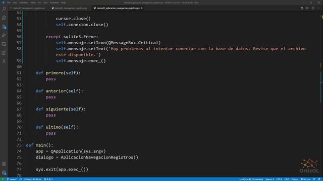 Python Curso V2: 546 3/4 Interfaz Gráfica de Usuario (GUI) para Navegar los Registros de una Tabla смотреть онлайн
