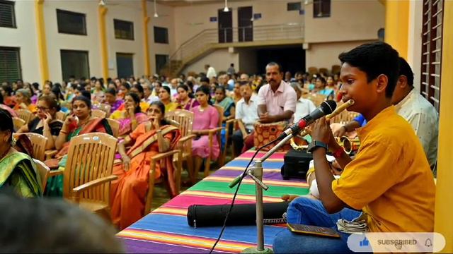 PILLANGOVIA SONG FLUTE COVER AT VENKATARAMANA TEMPLE FOR SRINIVASA KALYANNOSTHAVA SPECIAL смотреть онлайн