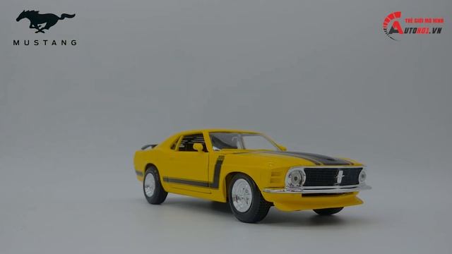 [REVIEW] FORD MUSTANG BOSS 302 1970 1:24 MAISTO [AUTONO1.VN] смотреть онлайн