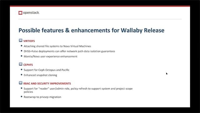 OIF Community Meeting: OpenStack Victoria