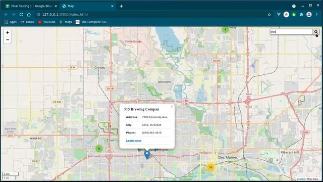 Reactive Leaflet Js map rendering live data from Google Spreadsheet with markers and MarkerCluster смотреть онлайн