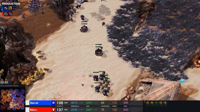 TITANS FIGHTING - Maru! 🇰🇷 (T) vs Serral! 🇫🇮 (Z) on Radhuset Station - StarCraft 2 - 2024 смотреть онлайн