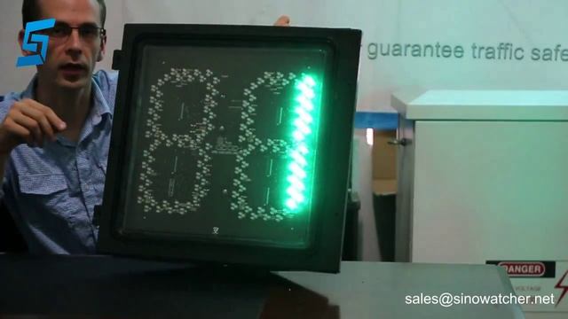 400mm square shaped LED Countdown Timer with 2 digits 3 colours (RYG) смотреть онлайн