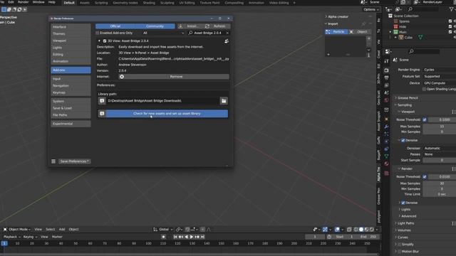 Asset Bridge for Blender смотреть онлайн