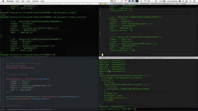 CS230 L16.05 Introduction to CRUD with MongoDB's PHP Driver смотреть онлайн