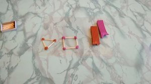 Мастер-класс "Геометрические фигуры из спичек и пластилина"