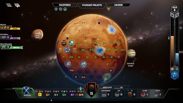 Mars University #60 - Terraforming Mars Gameplay - Inventrix смотреть онлайн