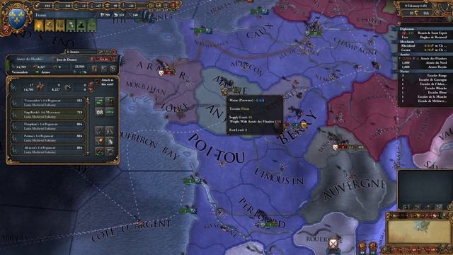 Europa Universalis IV -4- France Art of War смотреть онлайн