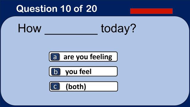 Present Continuous | Grammar Quiz смотреть онлайн