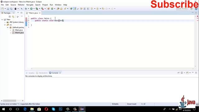 Print Hello World in Java programming смотреть онлайн