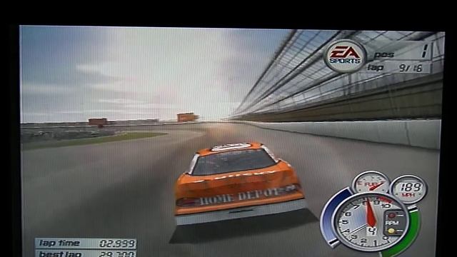 Nascar Thunder 2002 - GET WRECKED!!! (PS2 Gameplay) смотреть онлайн