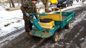 "Сделай сам" Самоходная тележка Kubota.