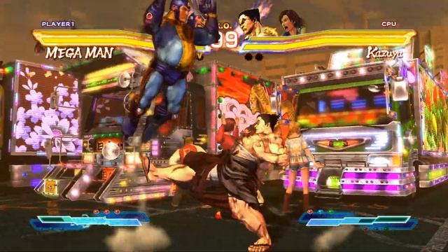 Street Fighter X Tekken: MEGA MAN (Alternate Costume) & Heihachi vs Kazuya & Asuka - No Commentary смотреть онлайн