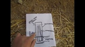 #20 - ПОДРОБНО Столбики под лаги пола Глинобетон КР Сынч Каркас Дом 05.11.2018г