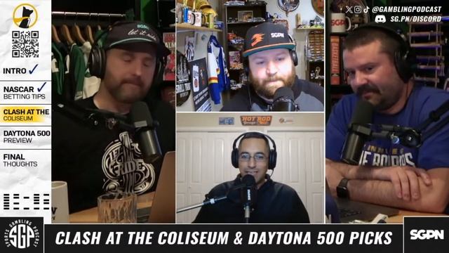 Clash at The Coliseum & Daytona 500 | NASCAR Picks (Ep. 1888) смотреть онлайн
