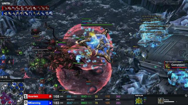 Starcraft 2: Scarlett vs MCanning - Best of 3 - DreamHack Fall смотреть онлайн